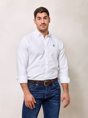 Garment Dyed Shirt | White