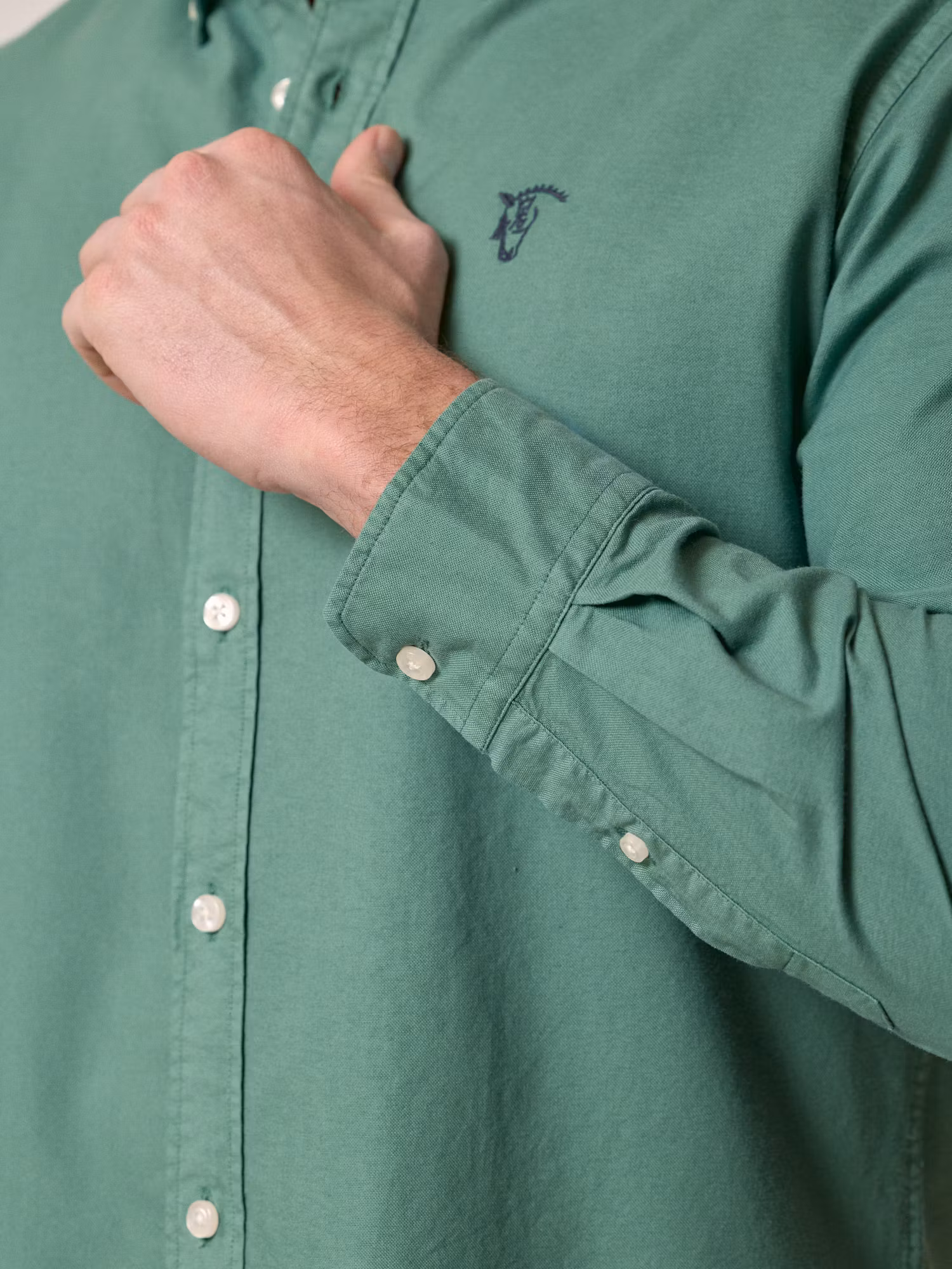 Chemise Garment Dyed | Vert Cactus