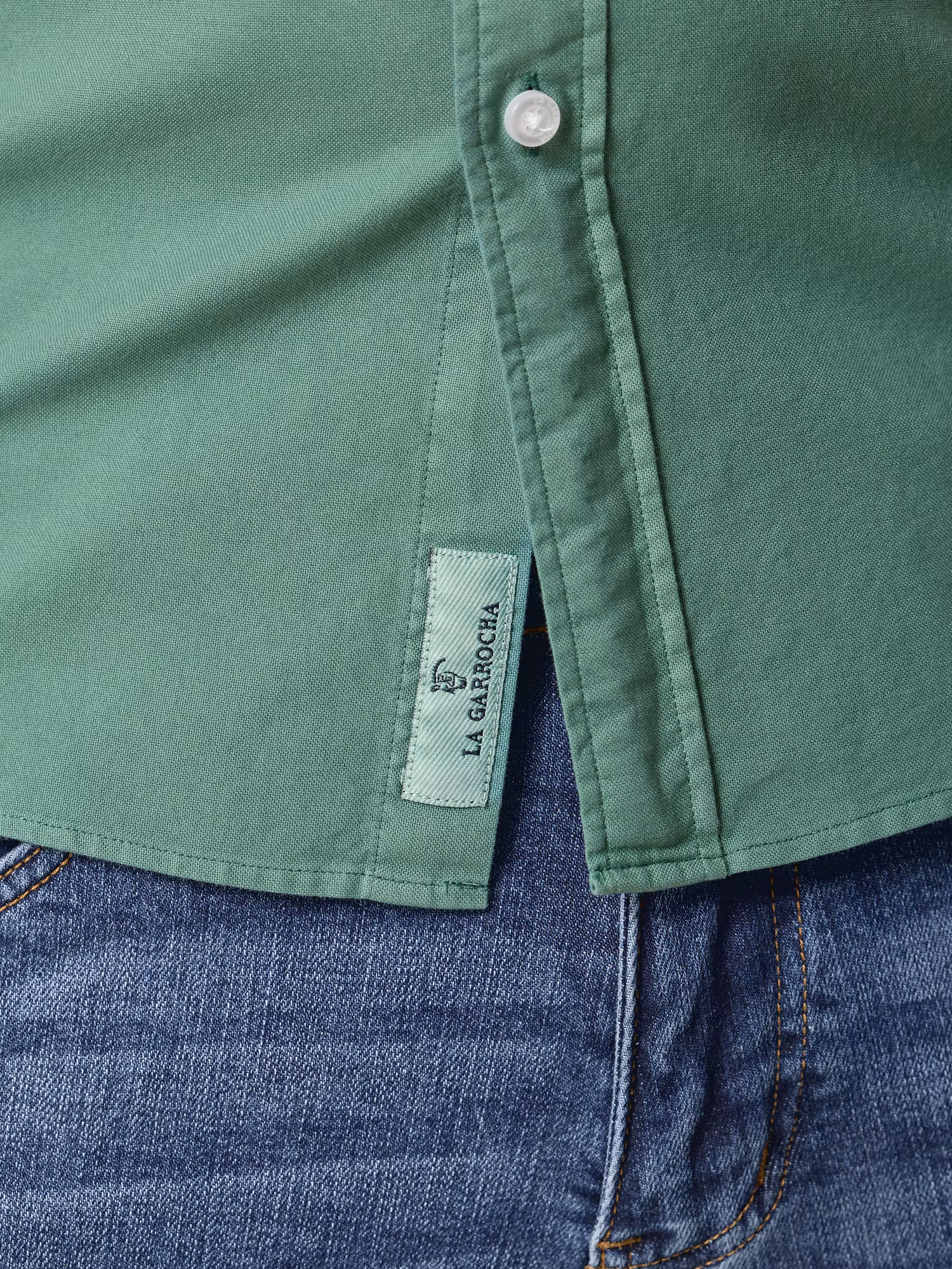 Chemise Garment Dyed | Vert Cactus