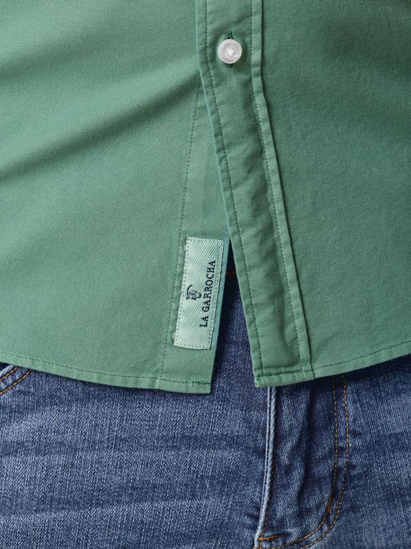 Camisa Garment Dyed | Cactus