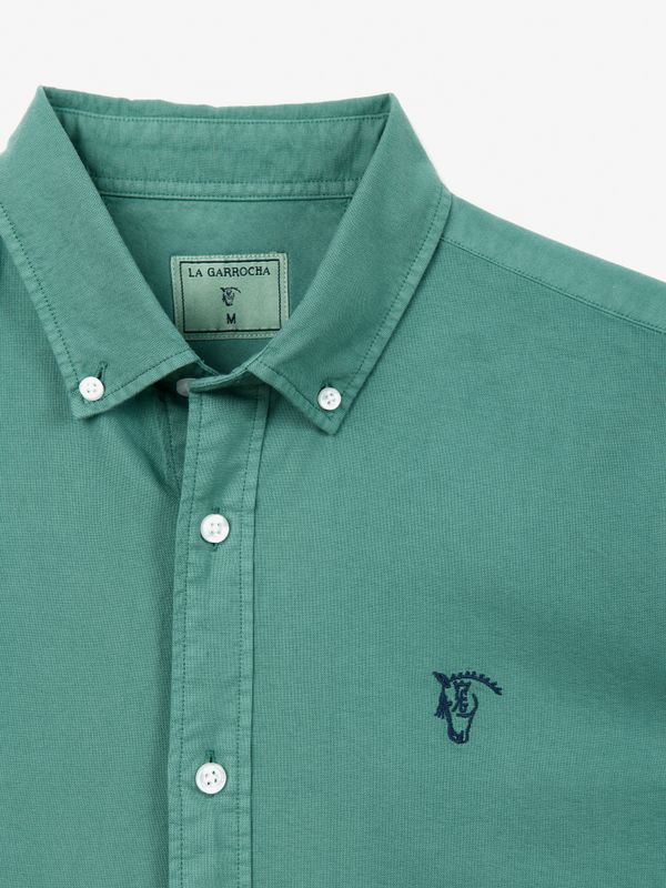 Camisa Garment Dyed | Cactus