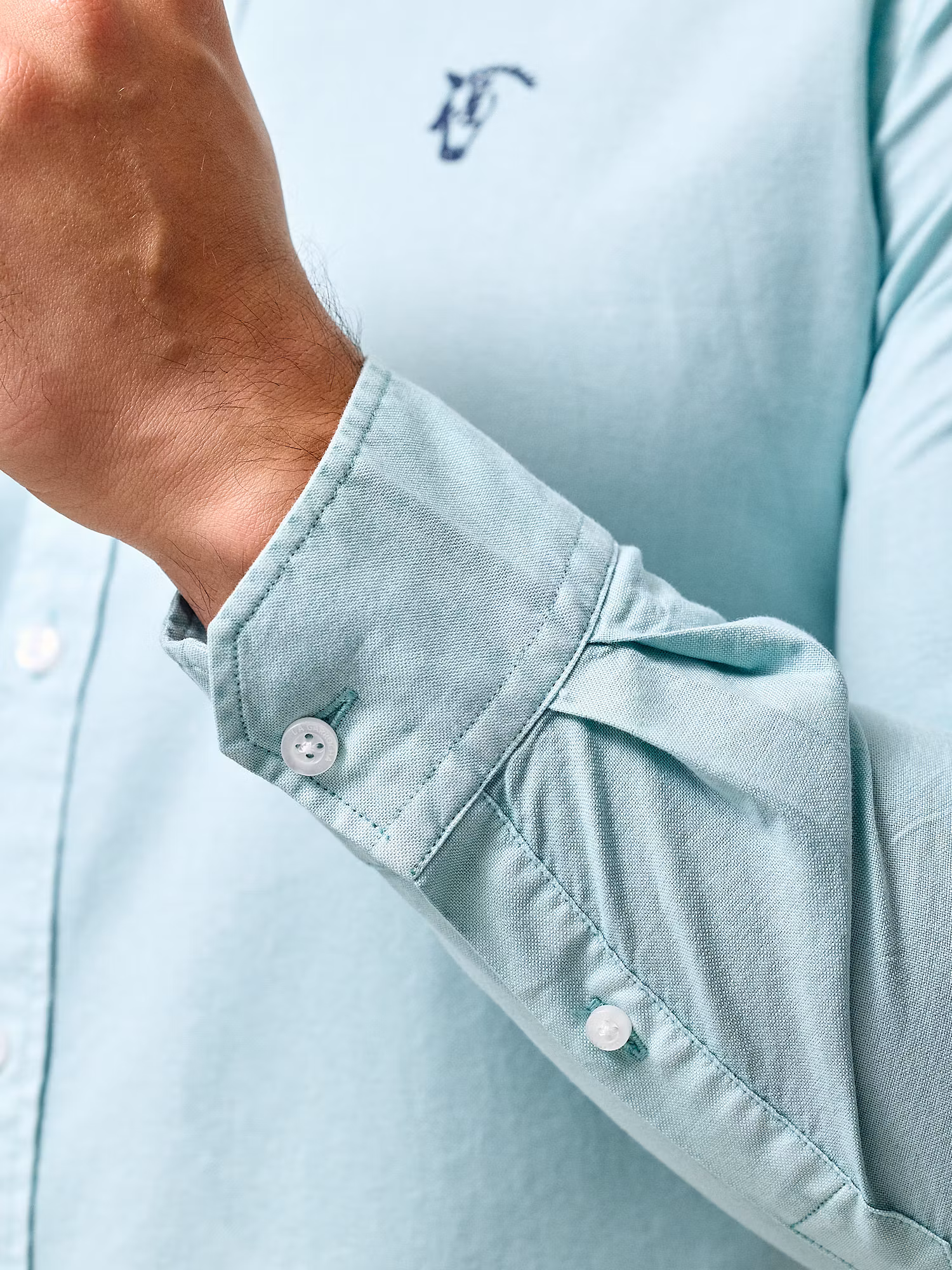Chemise Garment Dyed | Aqua