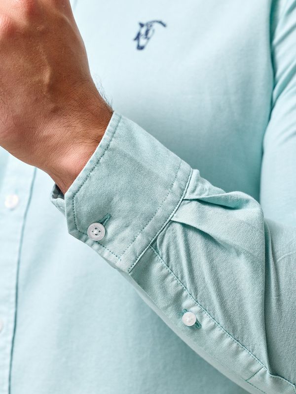 Camisa Garment Dyed | Agua