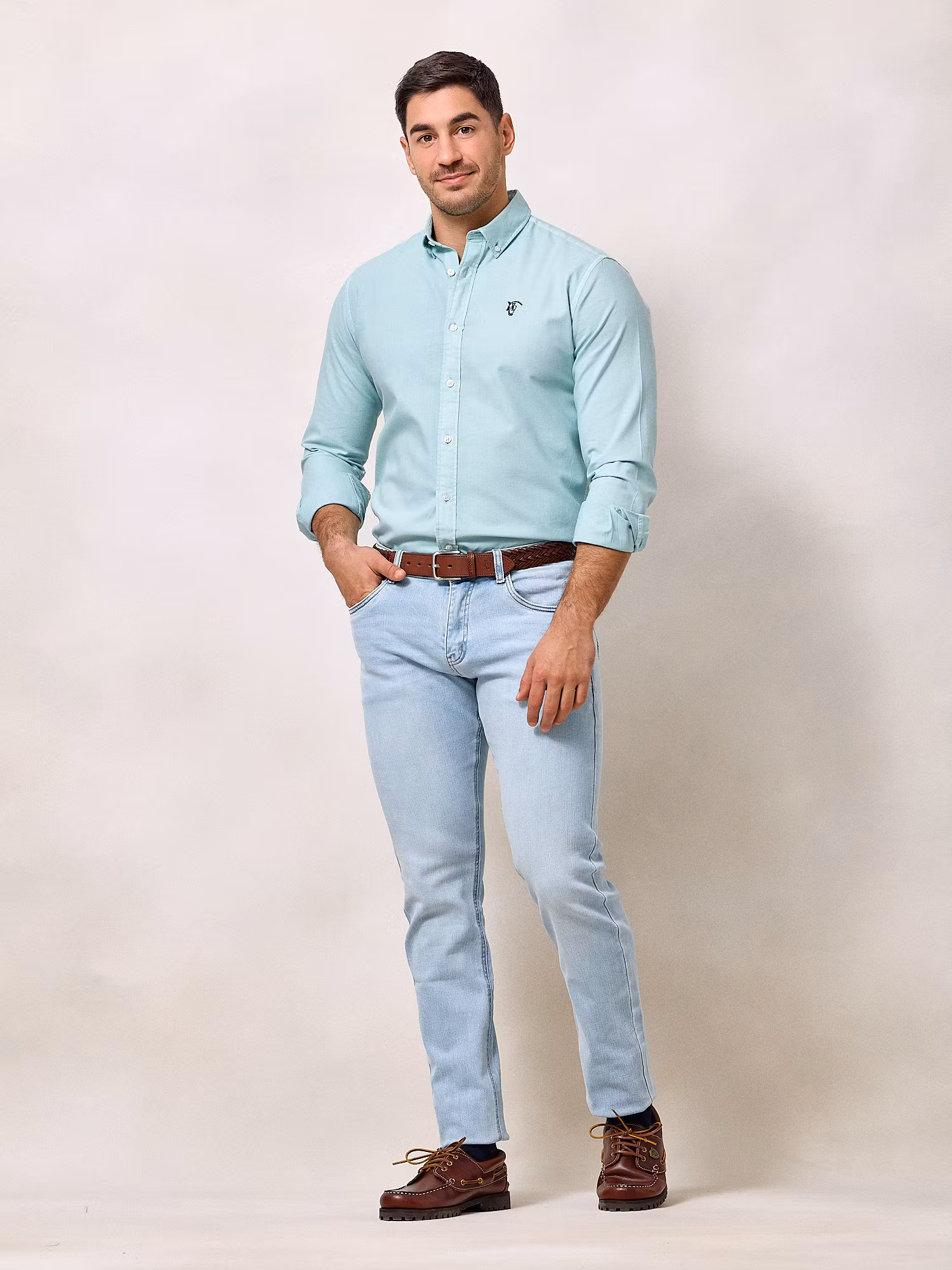 Chemise Garment Dyed | Aqua