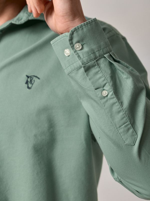 Chemise Polo Garment Dyed | Océano