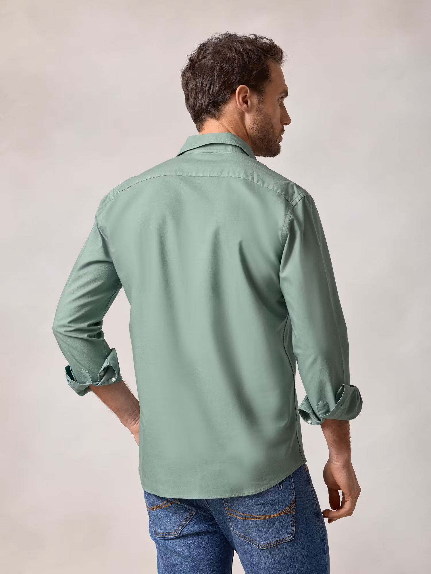 Camisa Polera Garment Dyed | Océano