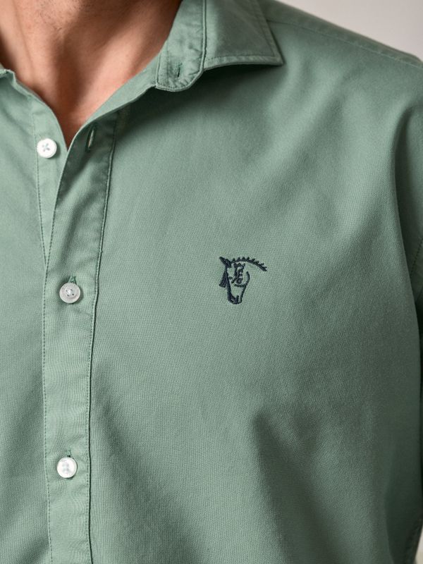 Chemise Polo Garment Dyed | Océano