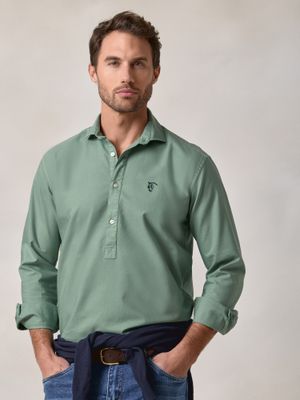 Camisa Polo Garment Dyed | Océano