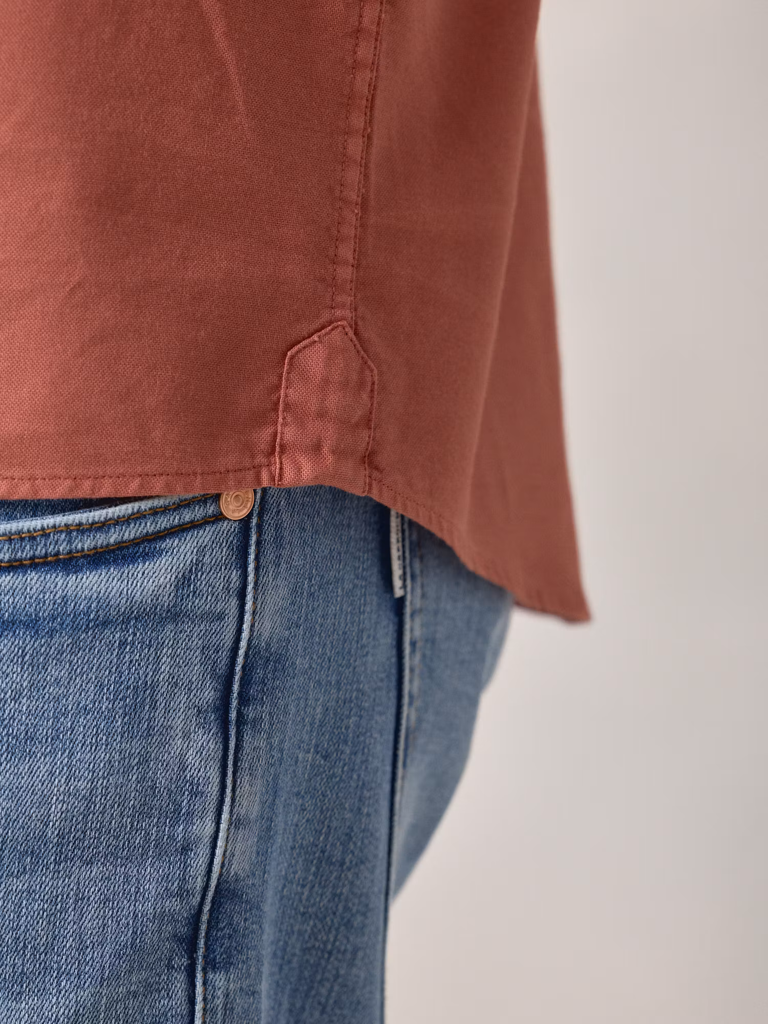 Camisa Polera Garment Dyed | Teja