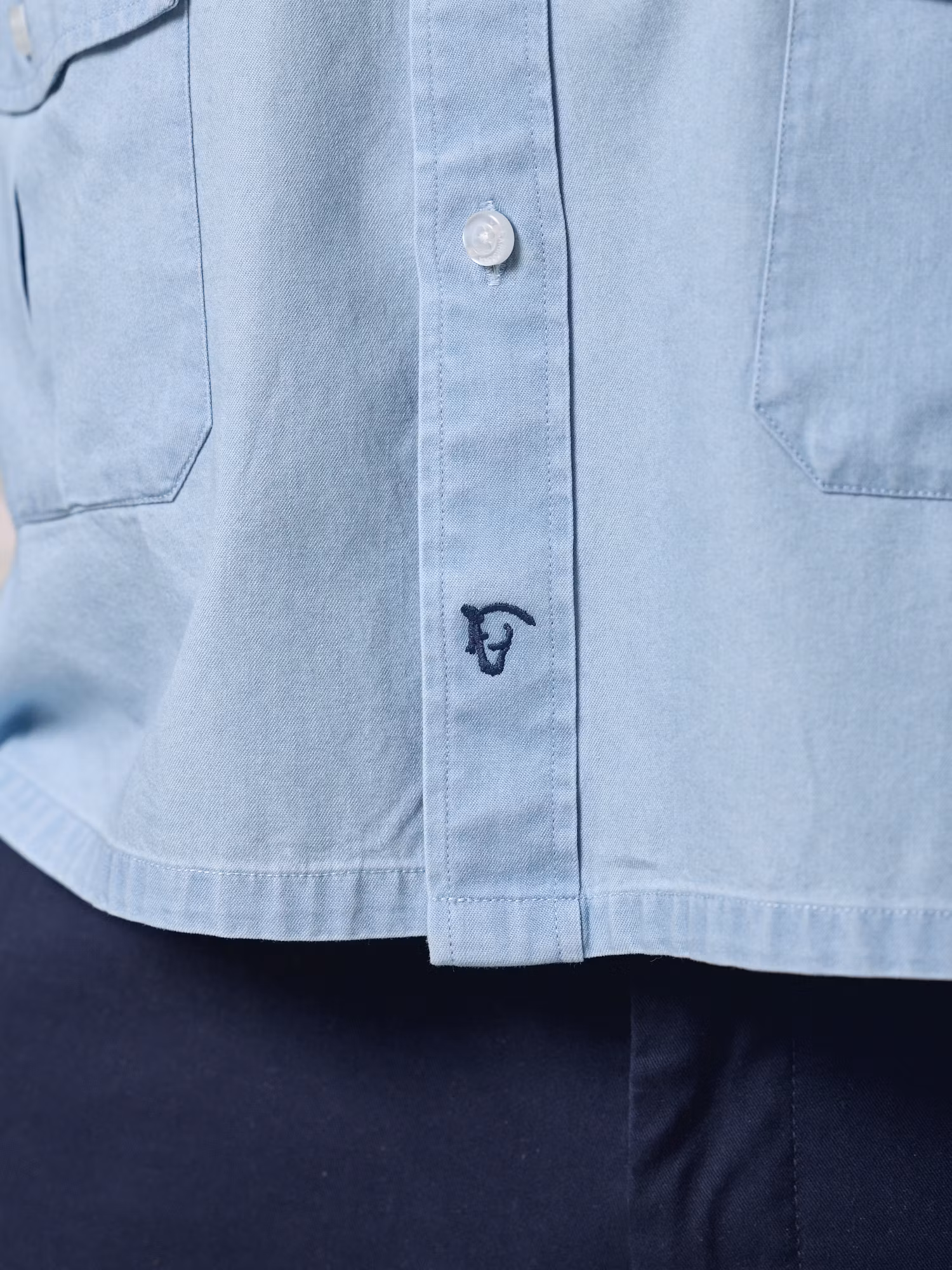 Camisa Guayabera Denim