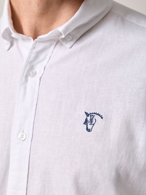 Camisa Lino | Blanco