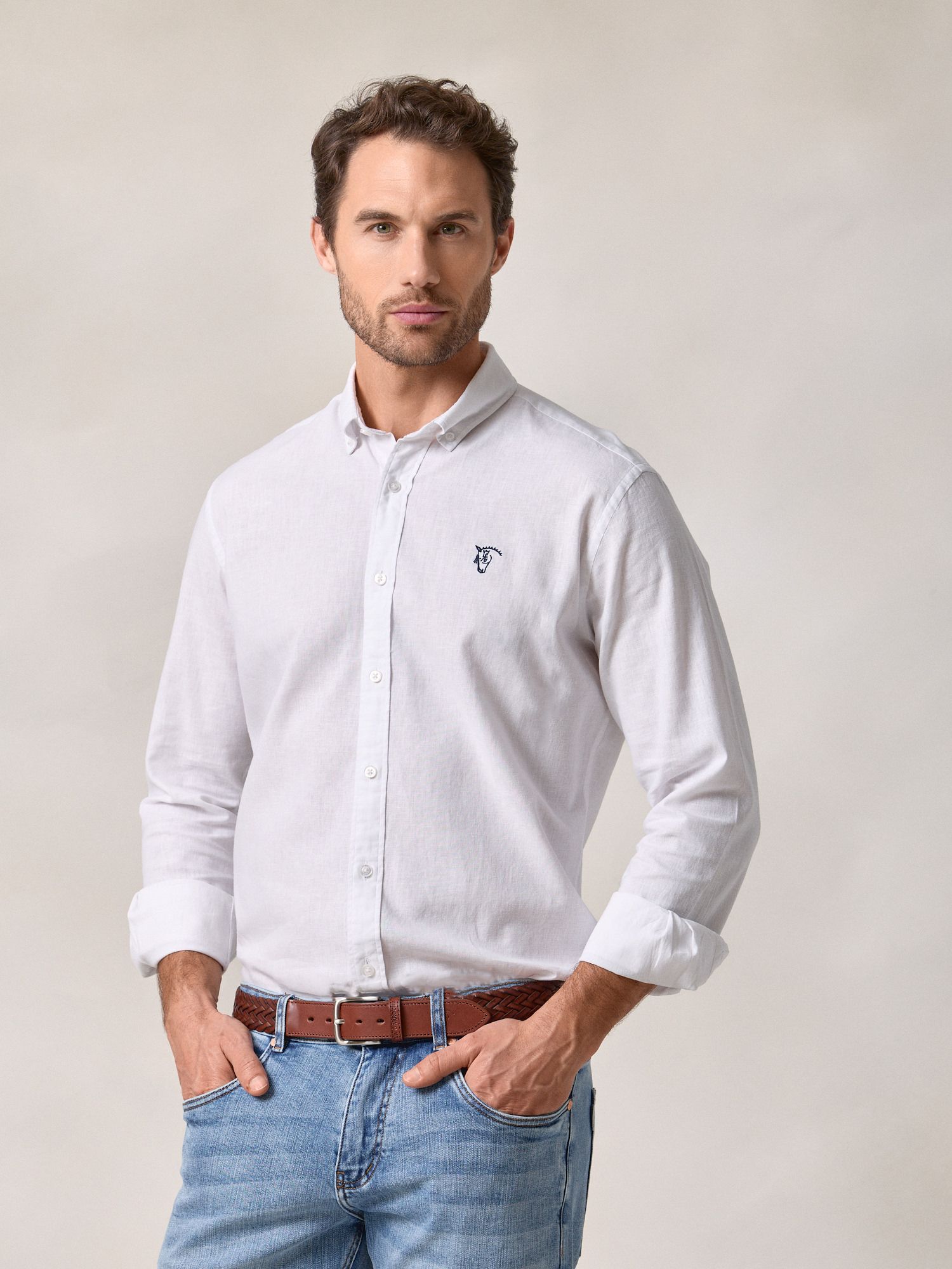 Linen Shirt | White
