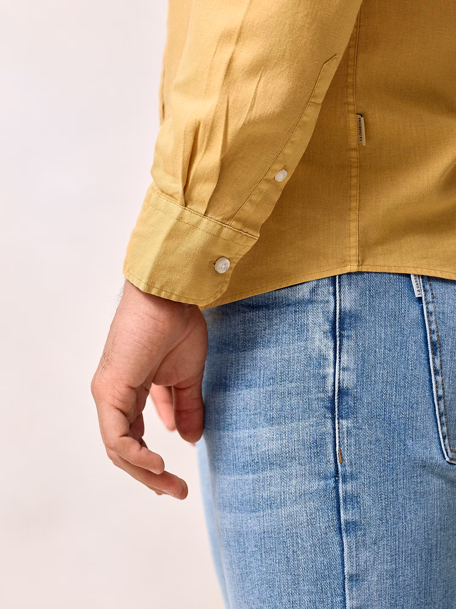 Camisa Lino | Ocre
