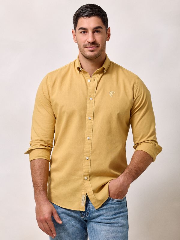 Chemise en lin | Ocre