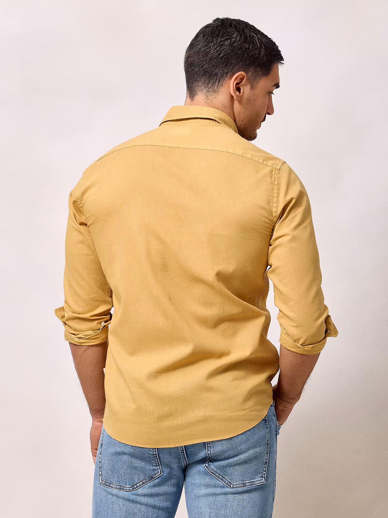 Camisa Lino | Ocre