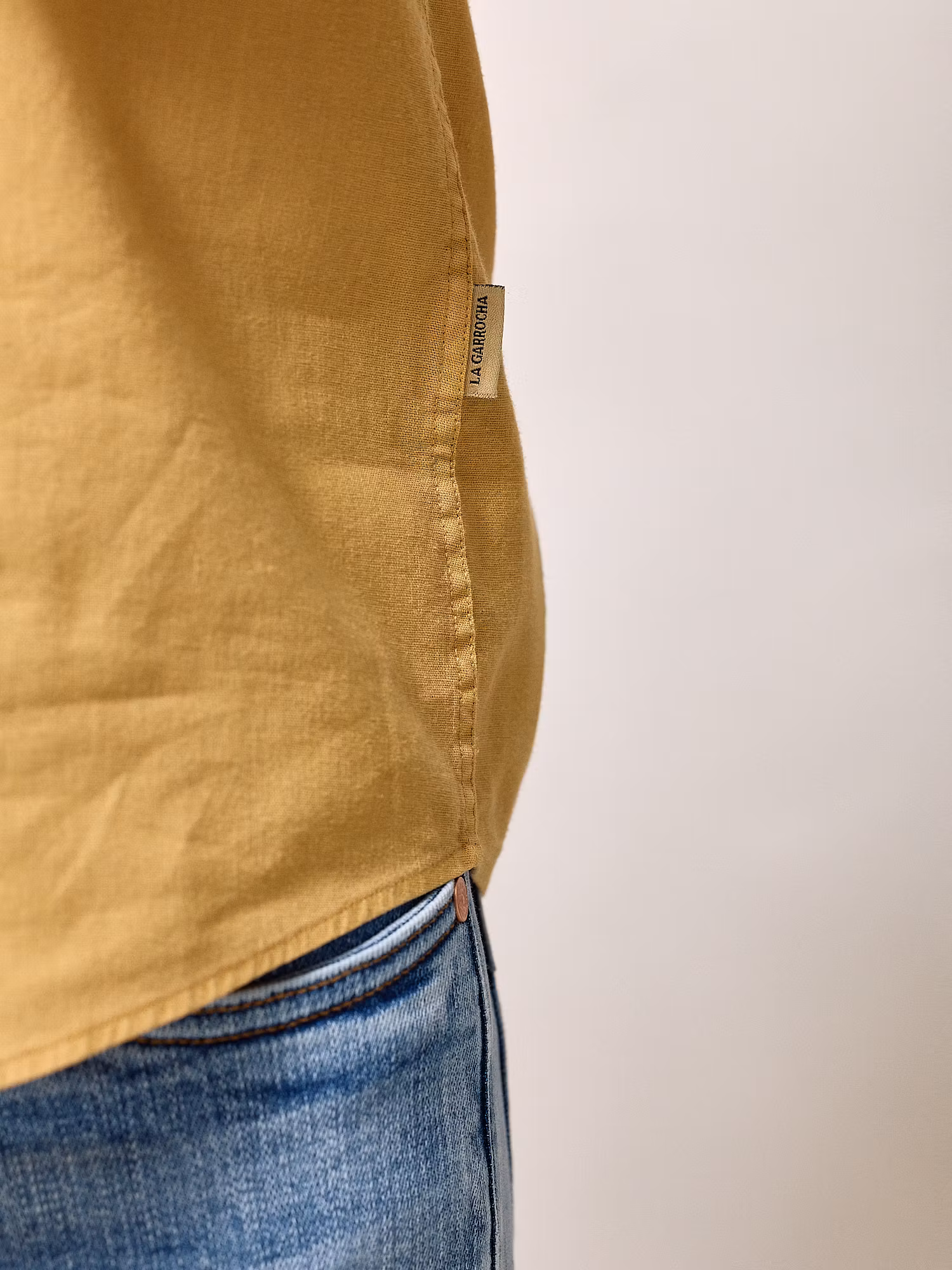 Camisa Lino | Ocre