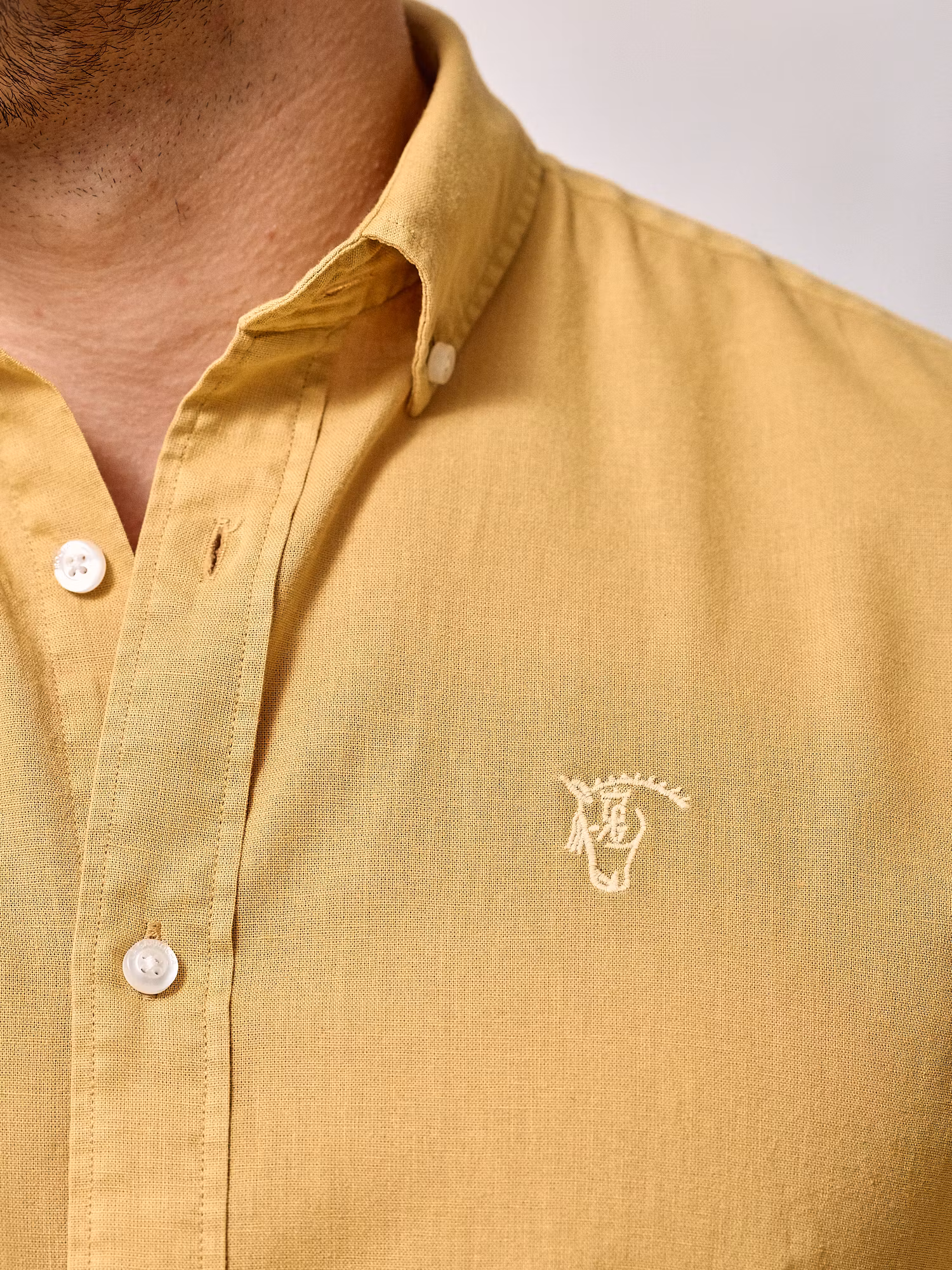 Camisa Lino | Ocre