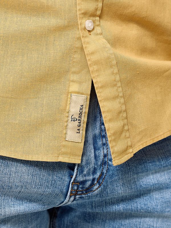 Chemise en lin | Ocre
