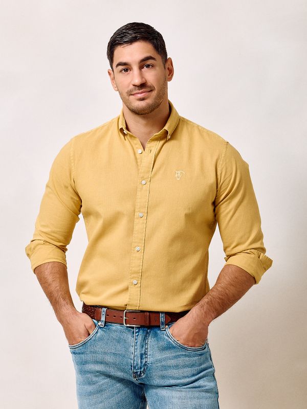 Chemise en lin | Ocre