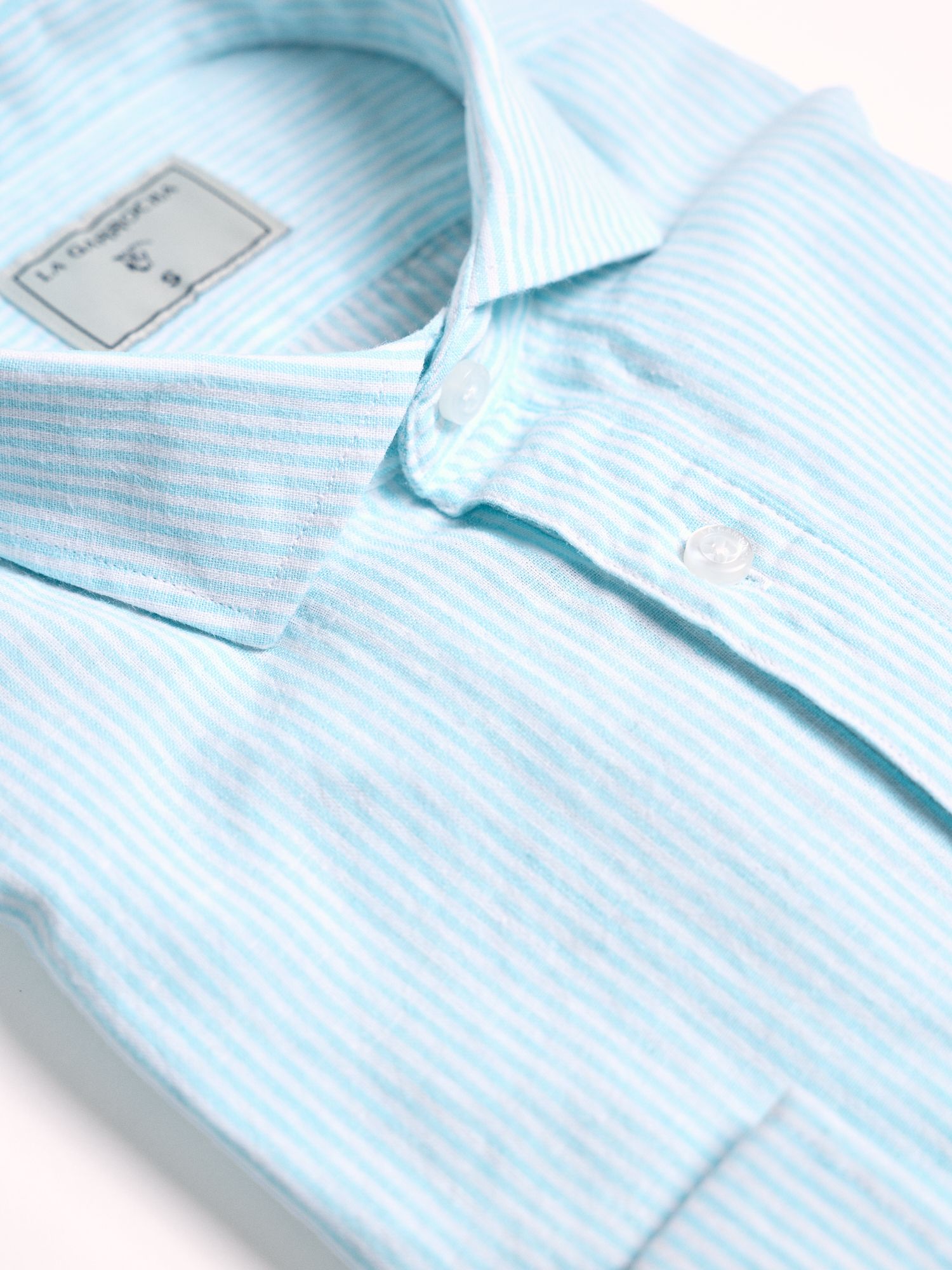 Camisa Polo Listrada | Água