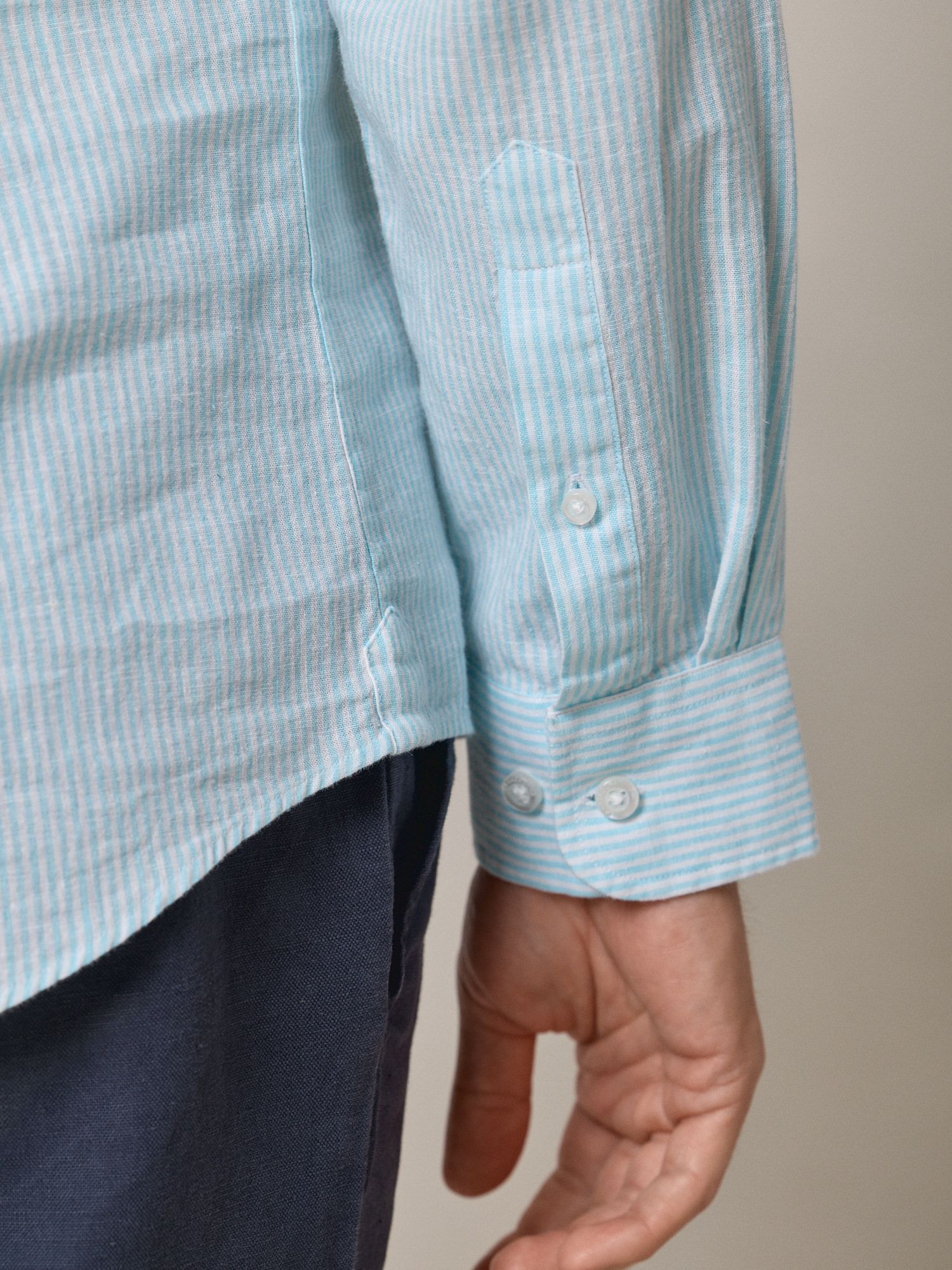 Camisa Polo Listrada | Água