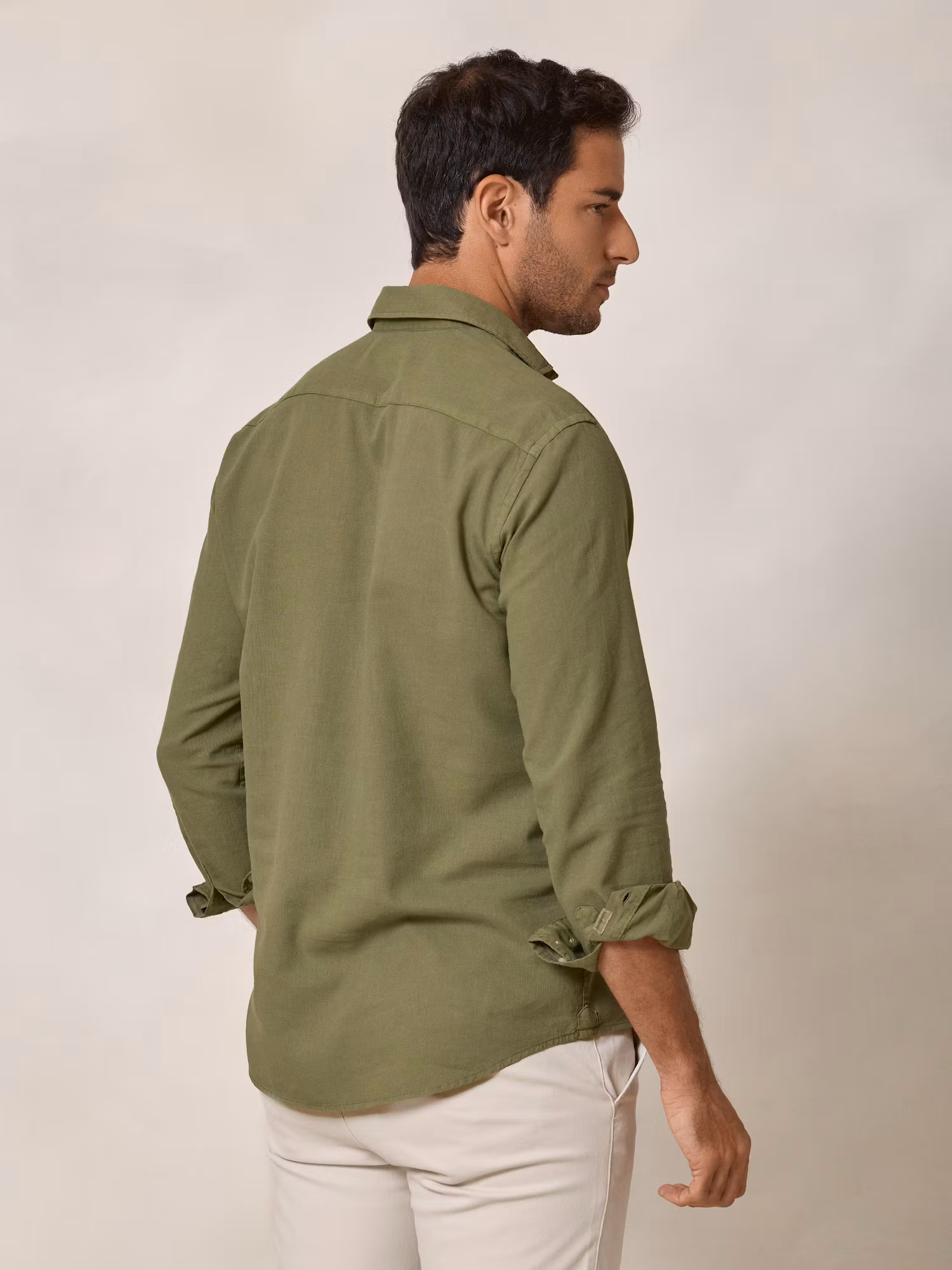 Camisa Polera Cargo Lino | Acebo