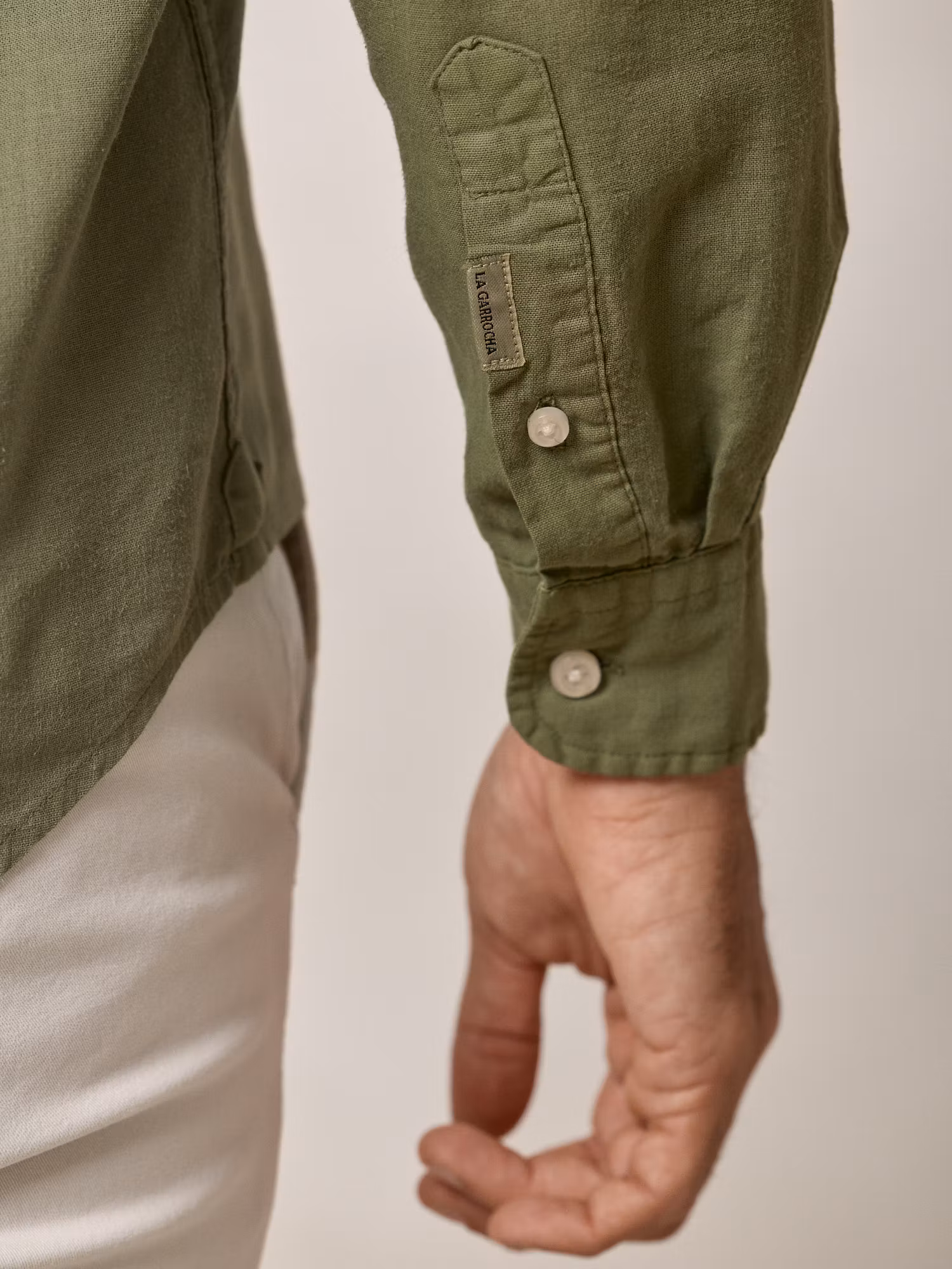 Camisa Polera Cargo Lino | Acebo