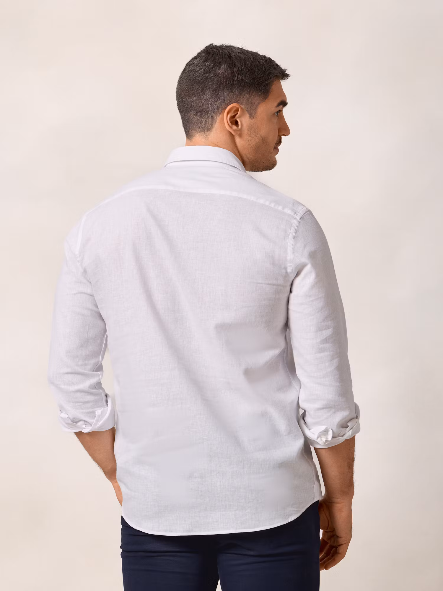 Camisa Polo Linho | Branco