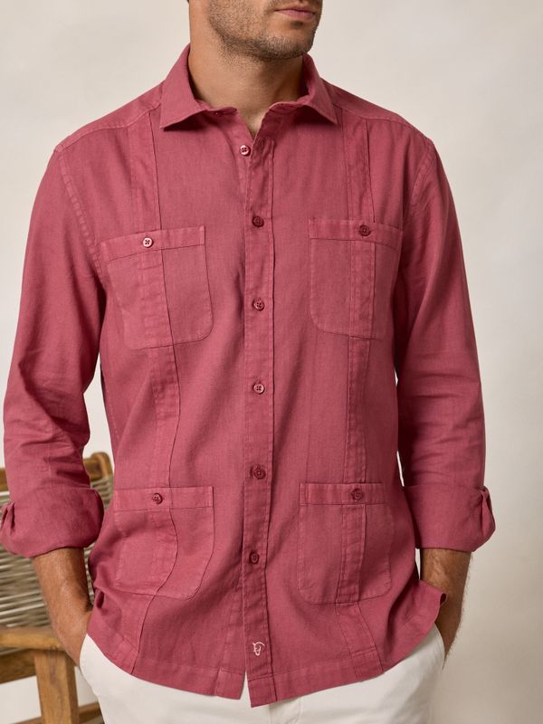 Cubana Shirt | Crimson
