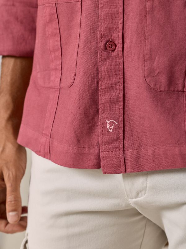 Cubana Shirt | Crimson