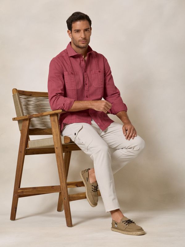 Cubana Shirt | Crimson