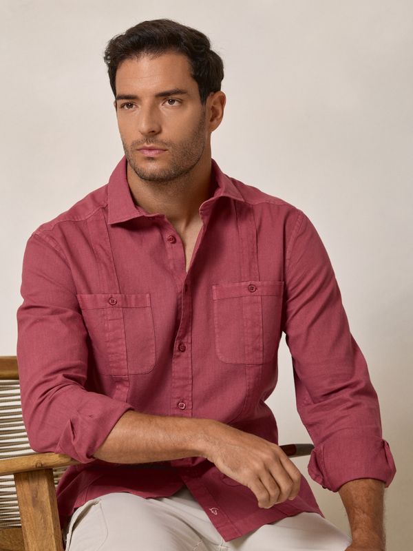 Cubana Shirt | Crimson
