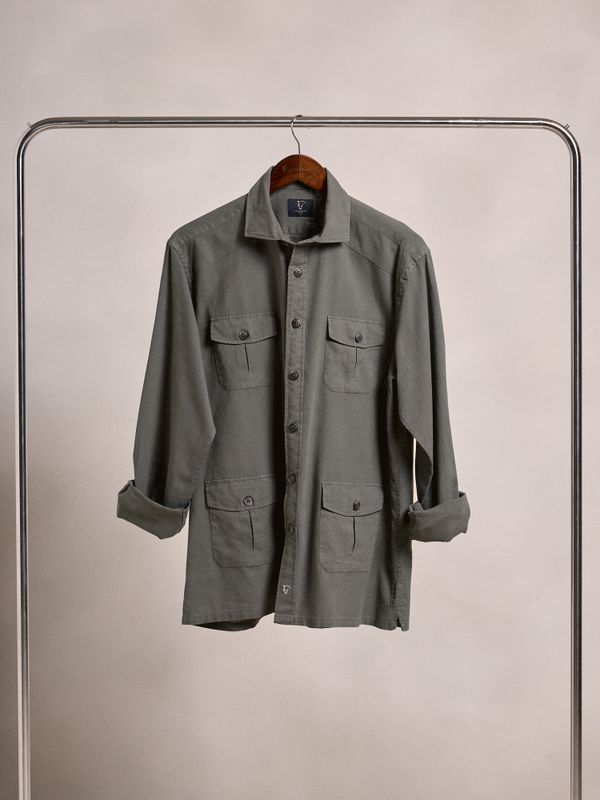 Camisa Guayabera | Verde Musgo