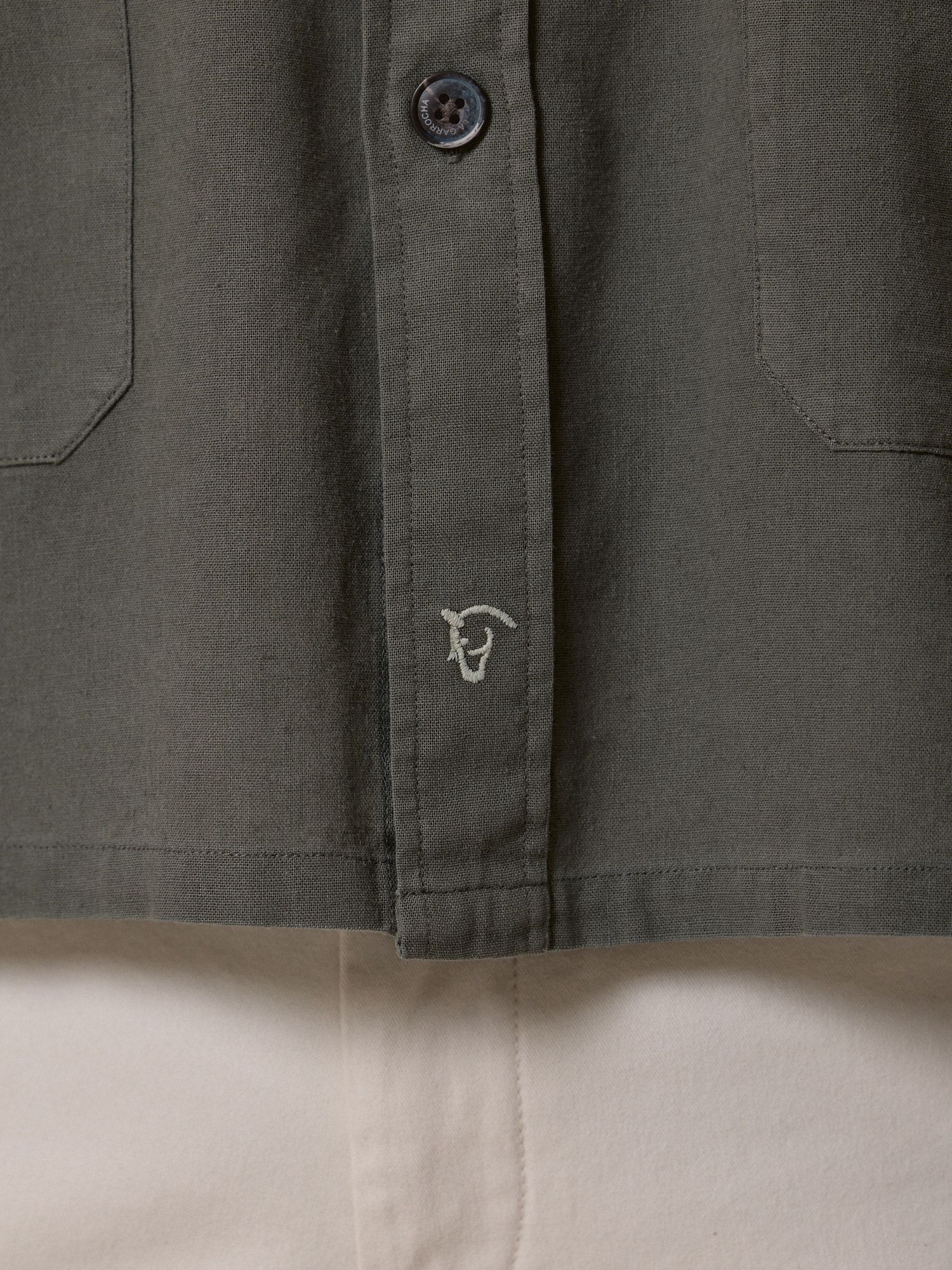 Camisa Guayabera | Verde Musgo