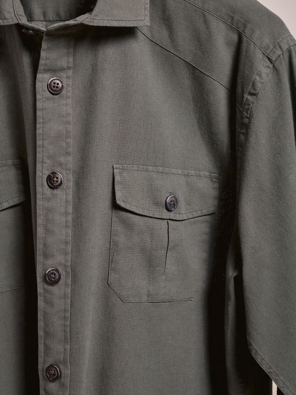 Camisa Guayabera | Verde Musgo