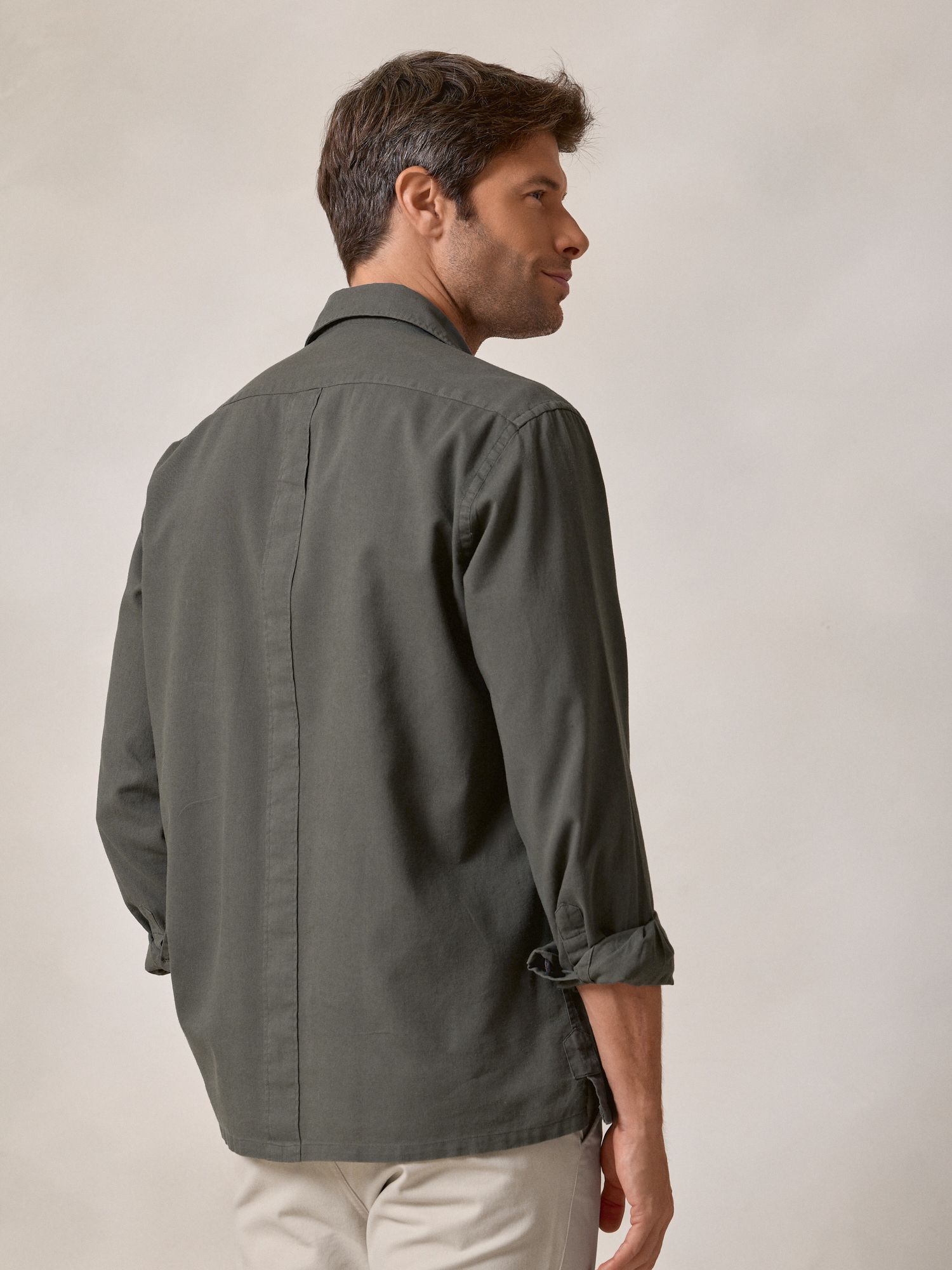 Camisa Guayabera | Verde Musgo