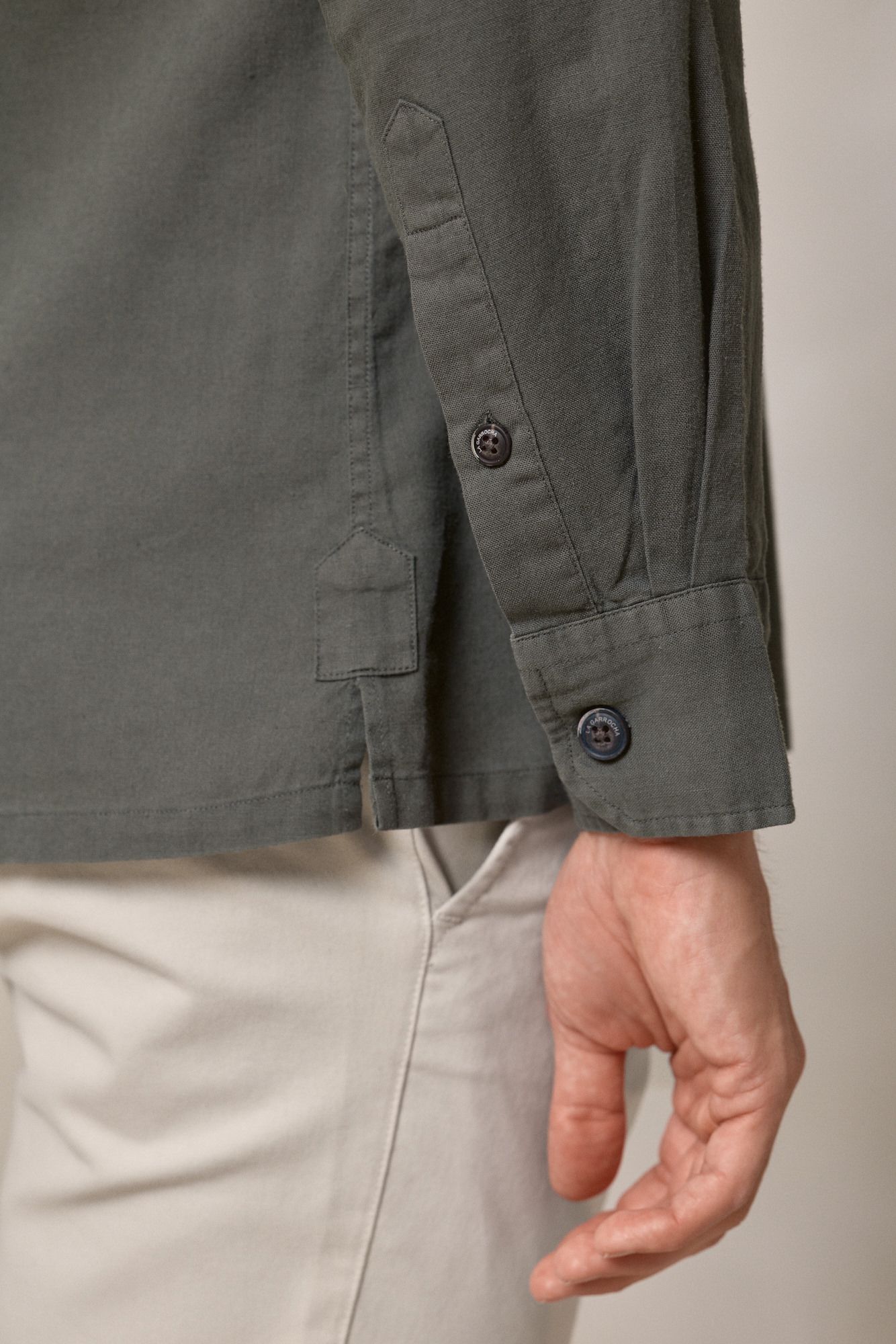 Camisa Guayabera | Verde Musgo