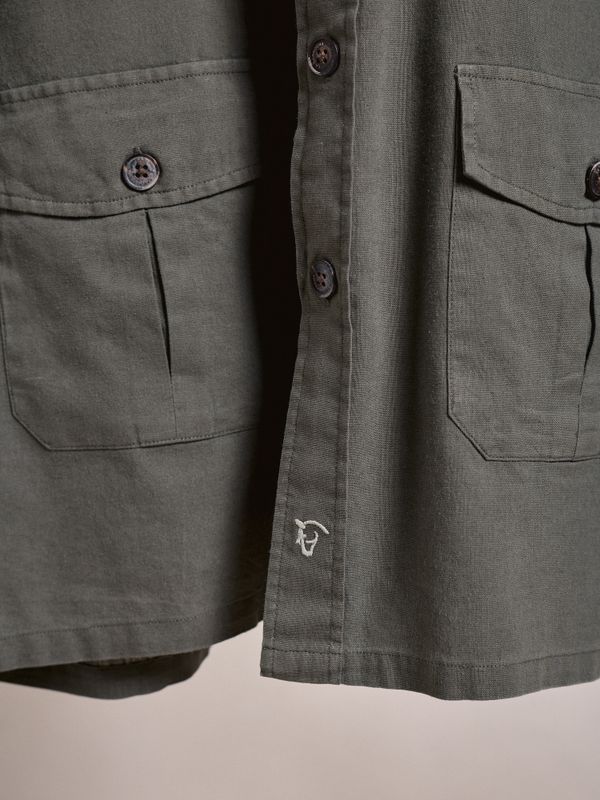 Camisa Guayabera | Verde Musgo