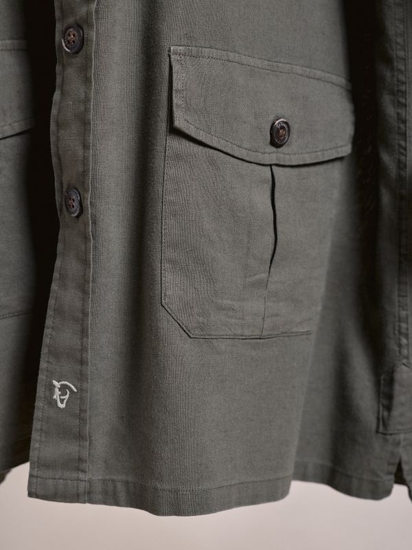 Camisa Guayabera | Verde Musgo