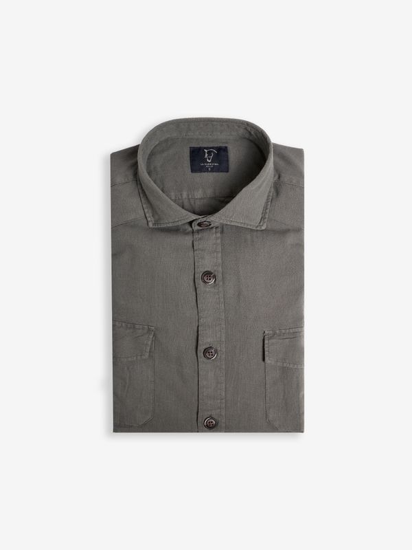 Camisa Guayabera | Verde Musgo