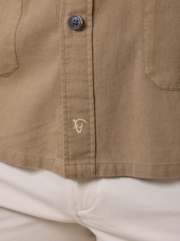 Camisa Guayabera | Castanho Claro