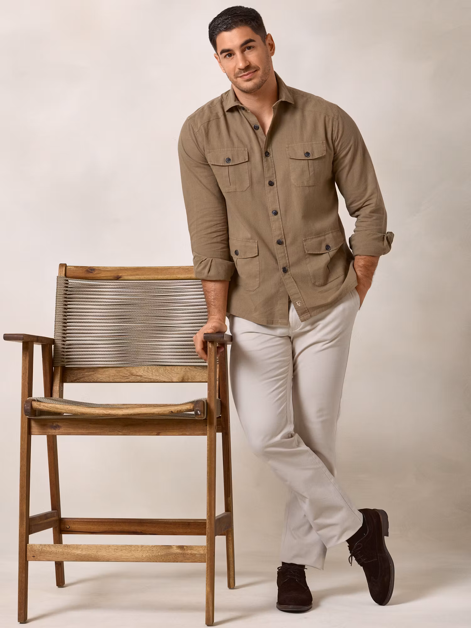 Camisa Guayabera | Tostado 