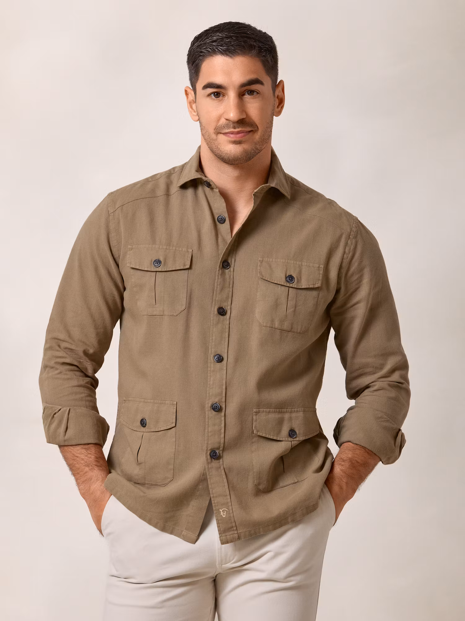 Camisa Guayabera | Tostado 