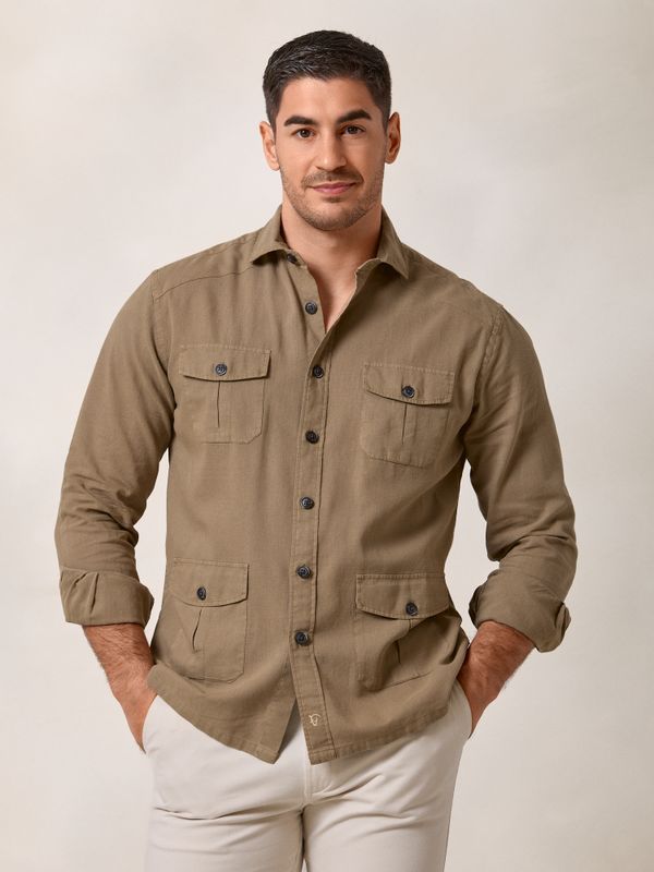 Camisa Guayabera | Tostado 