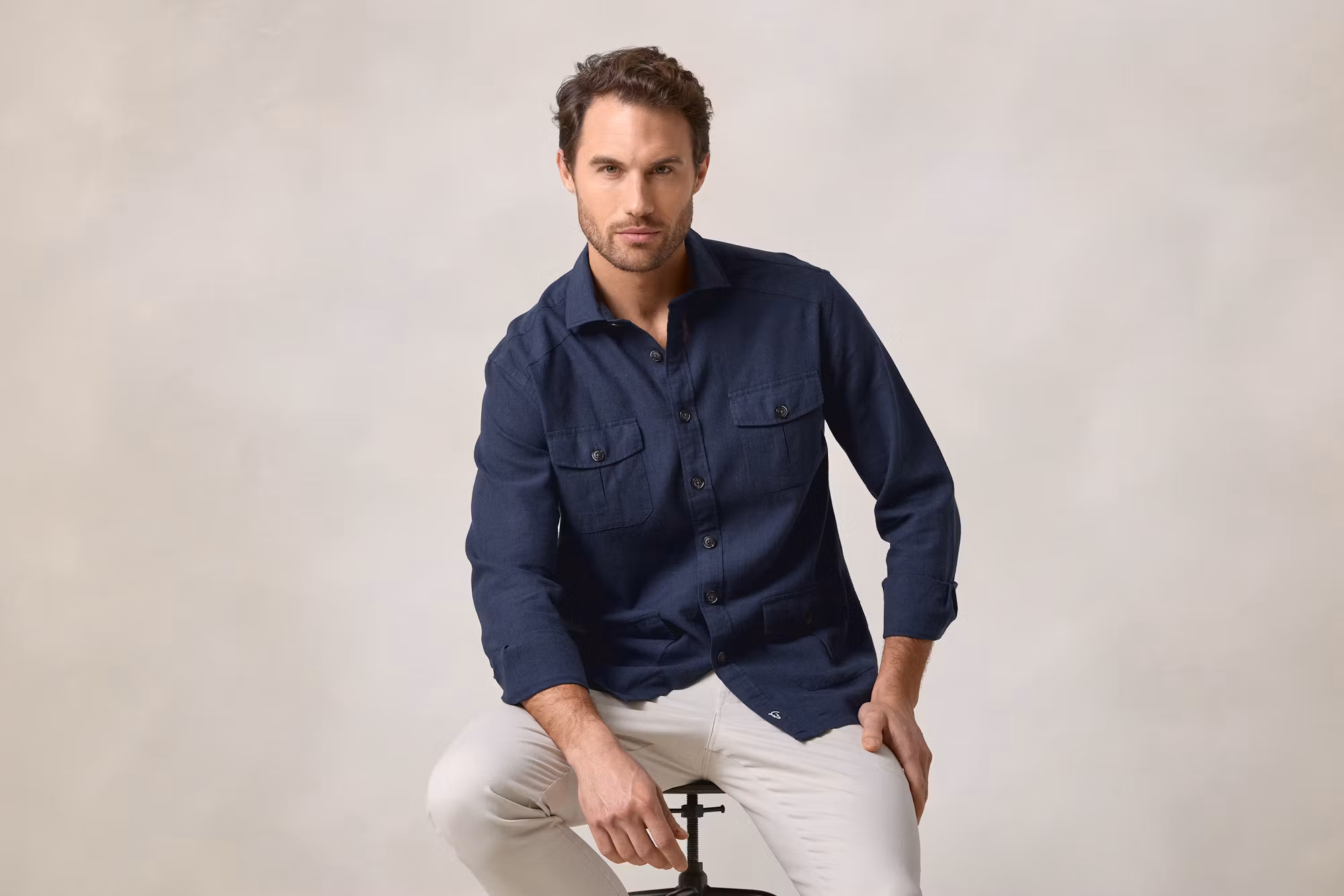 Camisa Guayabera | Marino
