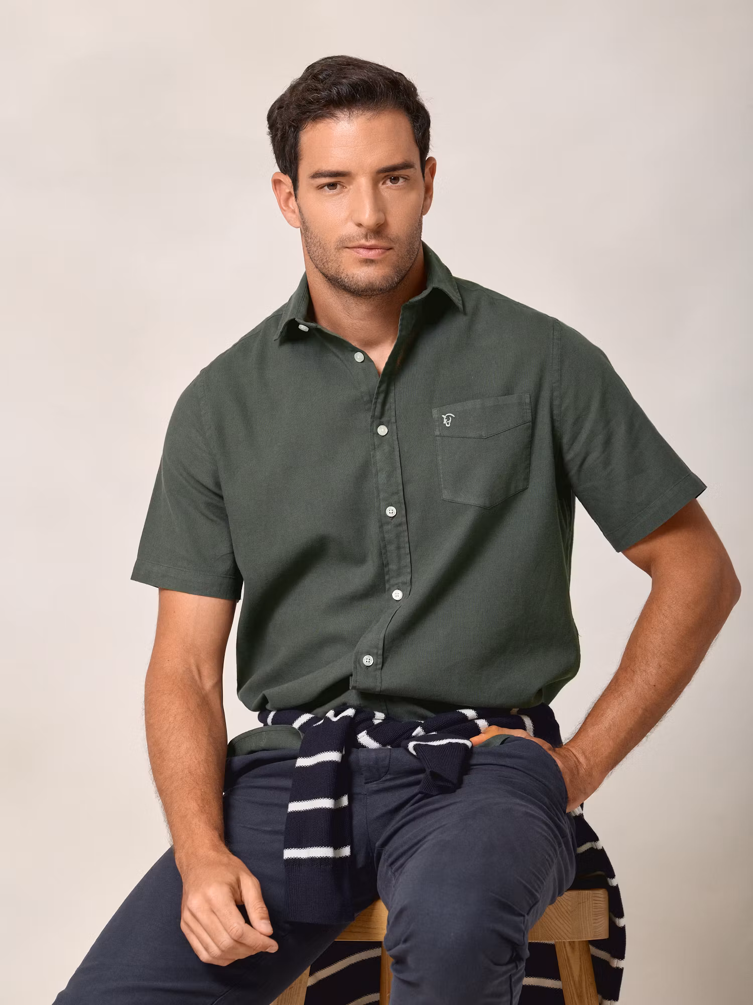 Short Sleeve Shirt | Fir Green