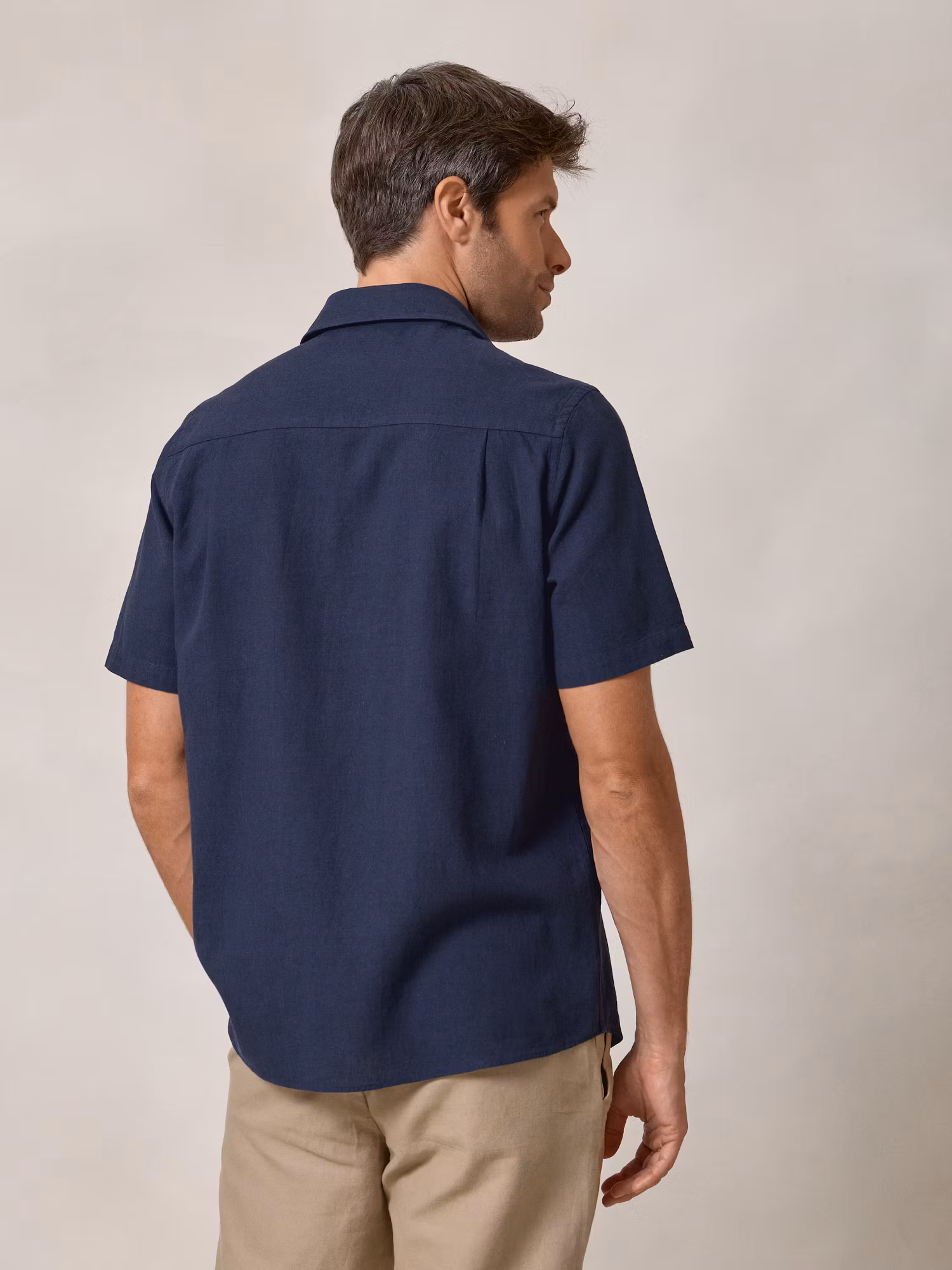 Short Sleeve Shirt | Navy Blue