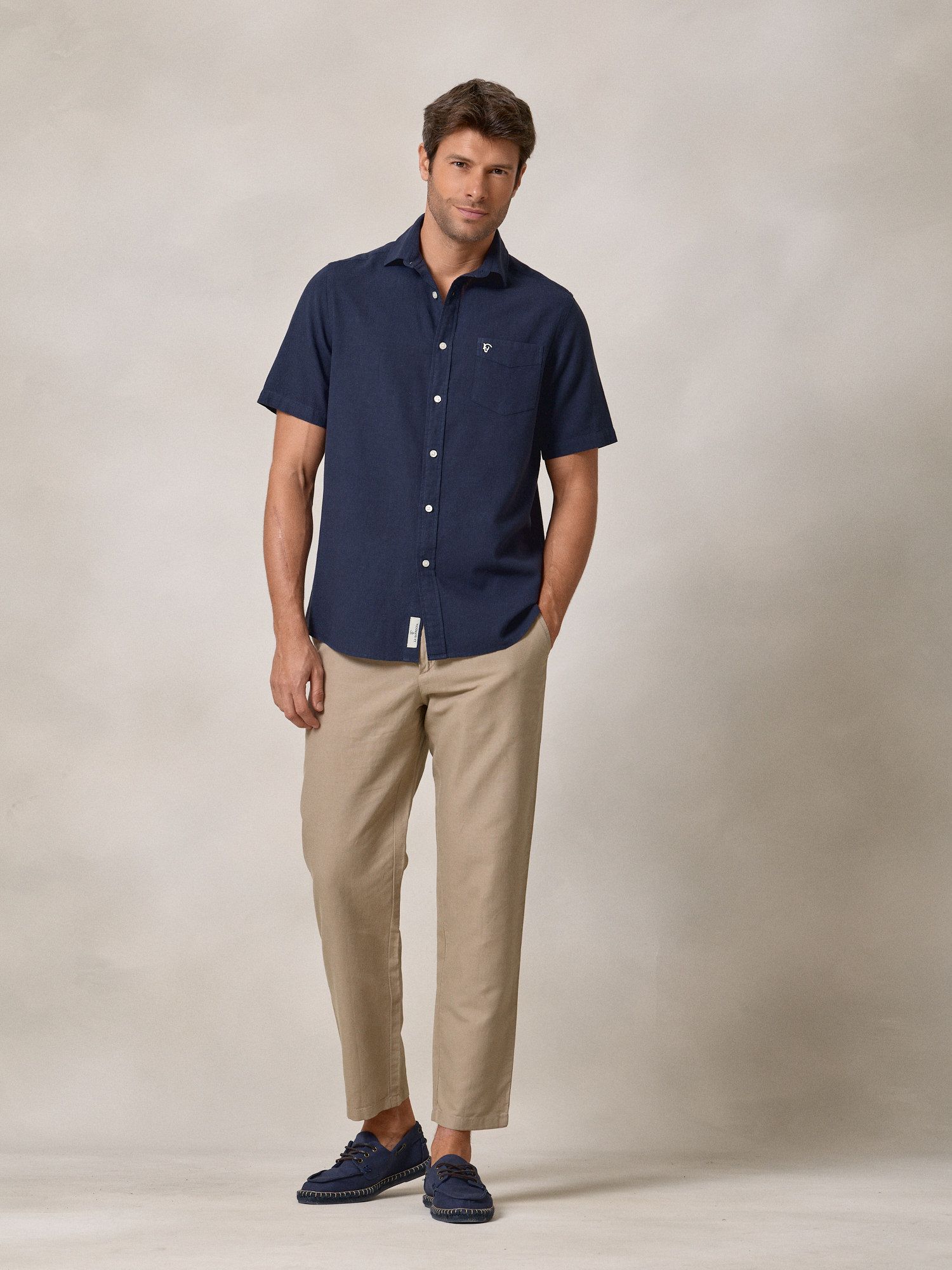 Chemise à Manches Courtes | Bleu Marine