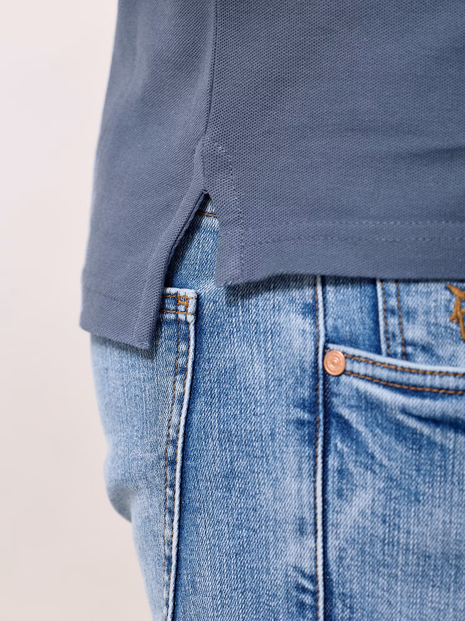 Polo Basique | Bleu Cobalt