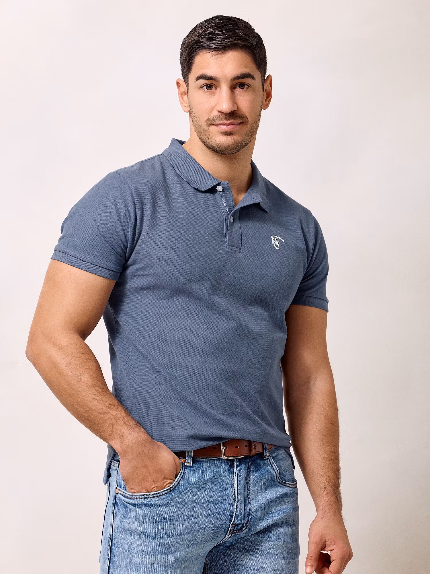 Polo Basique | Bleu Cobalt